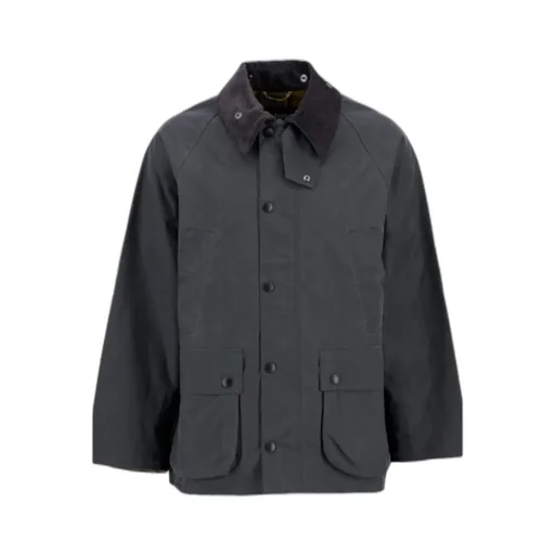Long-Sleeved Straight-Hem Jacket