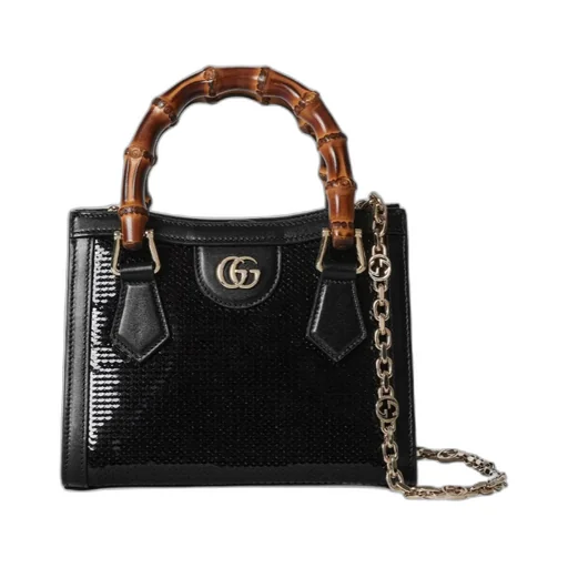 Diana Embroidered Small Tote Bag