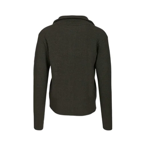 Ribbed Zip-Up Cardigan