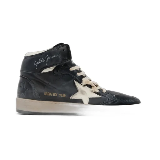 Star Patch High-Top Sneakers