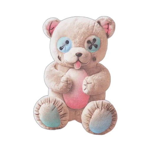 Teddy Print Hoodie