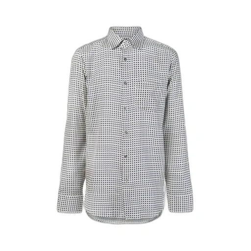 Pattern Printed Lapel Shirt