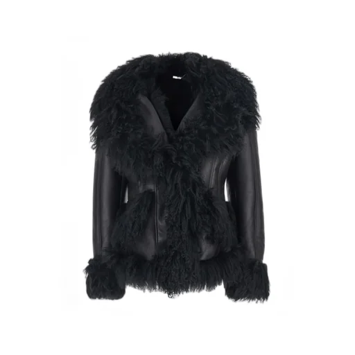 Lapels Shearling Coat
