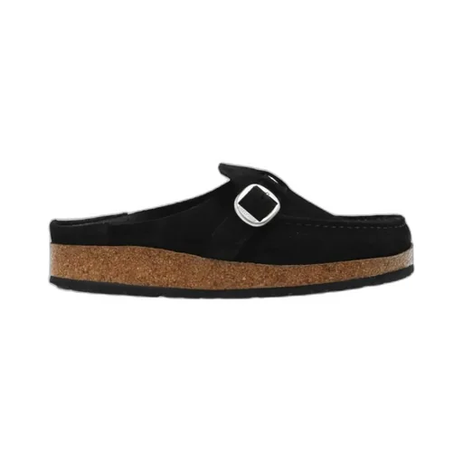 Closed-Toe Suede Mules