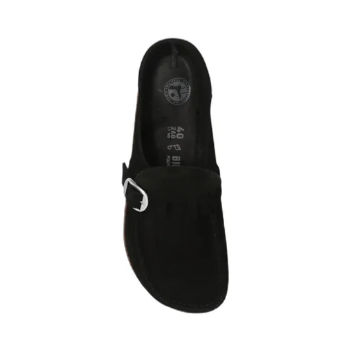 Closed-Toe Suede Mules