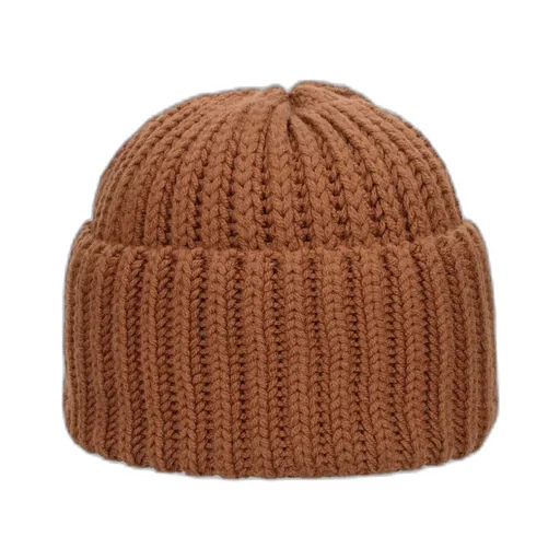 Ribbed-Knit Beanie Hat