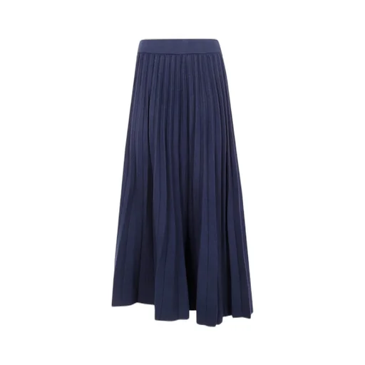 Pleated Midi Skirt