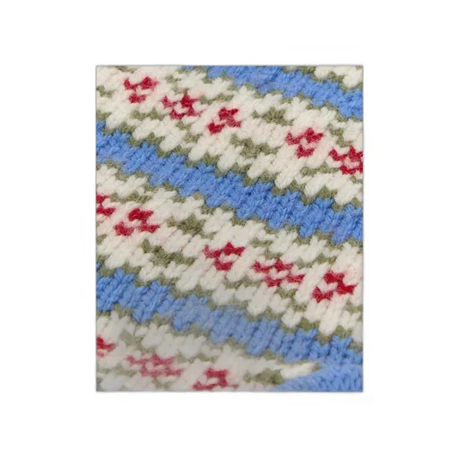 Floral-Pattern Beanie Hat