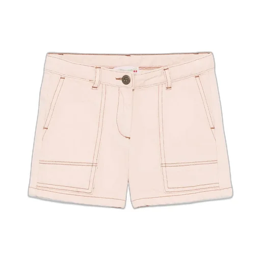 Logo-Patch Denim Shorts