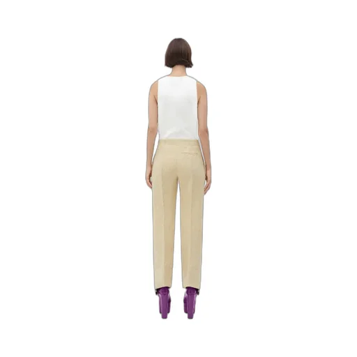 Logo Curved Casual Pants