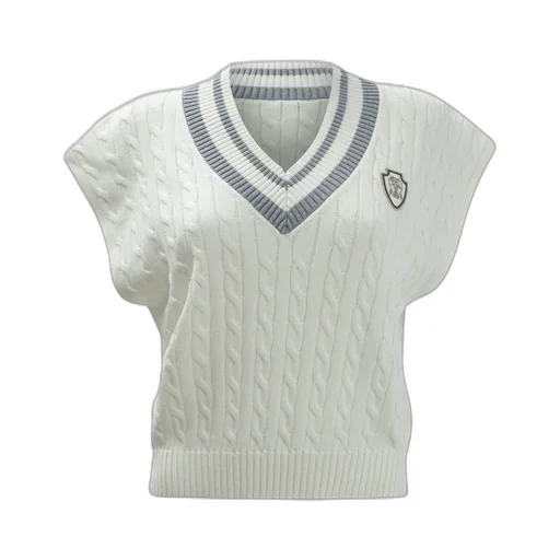V-Neck Sleeveless Jumper
