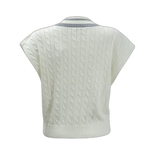 V-Neck Sleeveless Jumper