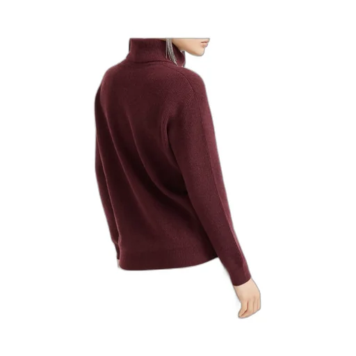 Turtleneck Ribbed-Knit Jumper