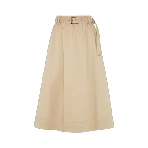 Belted Midi Skirt
