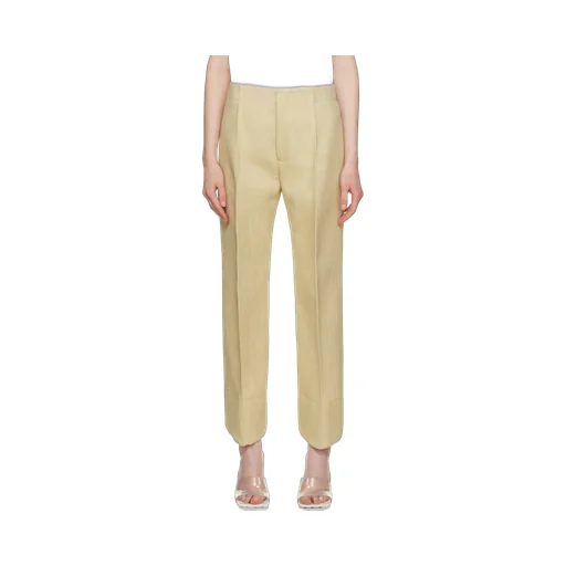 Logo Curved Casual Pants
