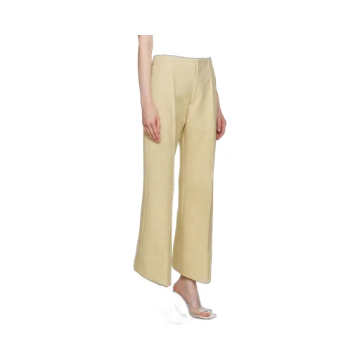 Logo Curved Casual Pants
