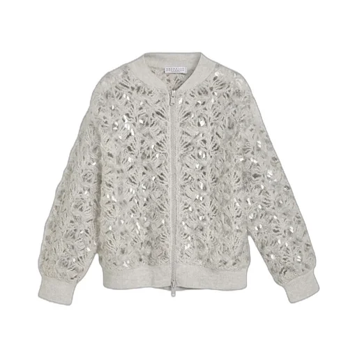 Dazzling Sequin-Embellished Cardigan