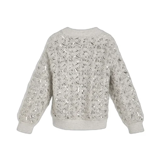 Dazzling Sequin-Embellished Cardigan