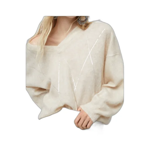 V-Neck Knitted Jumper