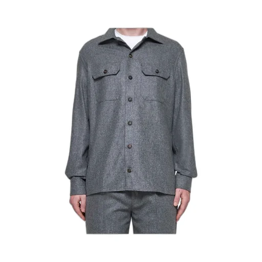 Flap Pocket Long-Sleeved Shirt