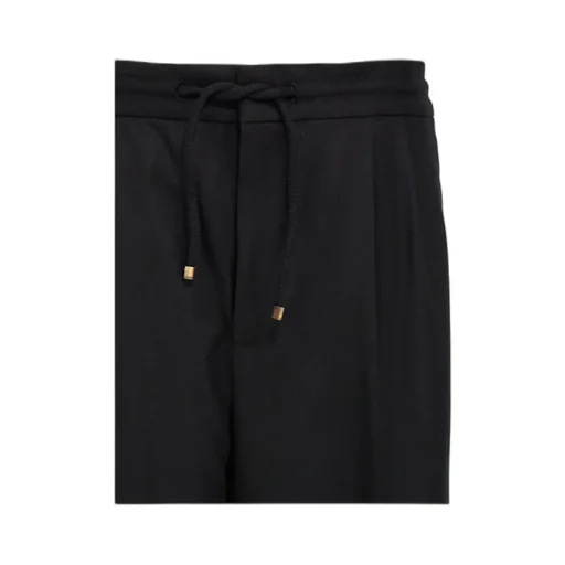 Drawstring Elastic Waist Pants