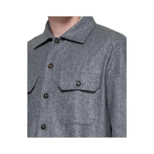 Flap Pocket Long-Sleeved Shirt