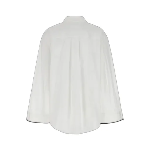 Spread-Collared Buttoned Shirt