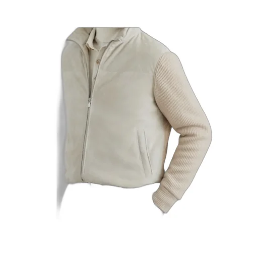 Panelled Zipped Padded Jacket