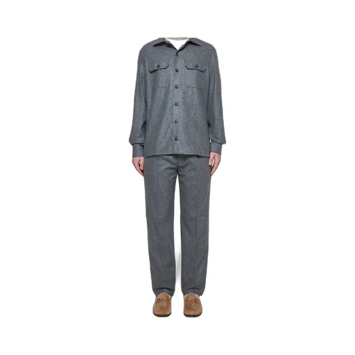 Flap Pocket Long-Sleeved Shirt