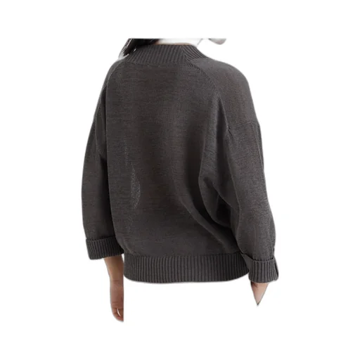 V-Neck Cotton Cardigan