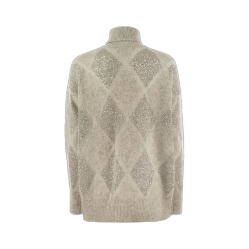 Sequined Roll-Neck Jumper