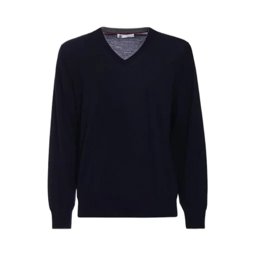 V-Neck Knitted Jumper