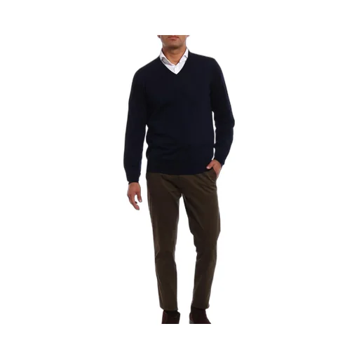 V-Neck Knitted Jumper