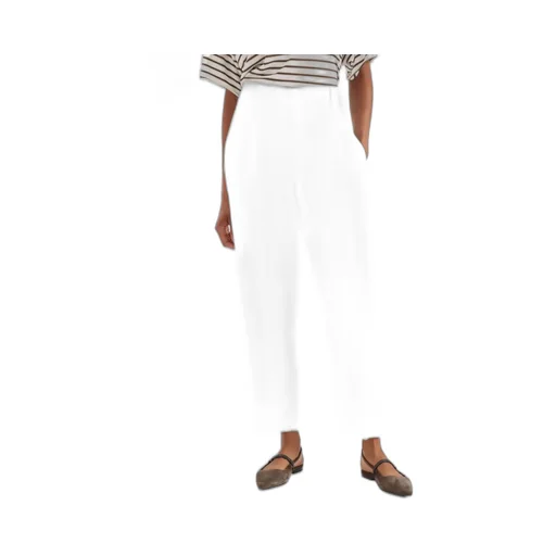 High-Waist Cropped Trousers