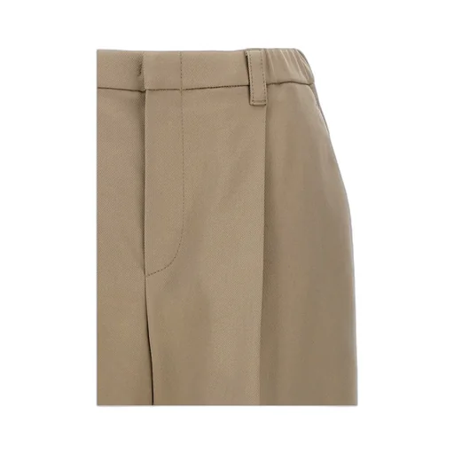 Pleat Straight-Leg Trousers