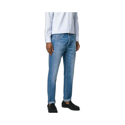 Logo-Patch Straight-Leg Jeans