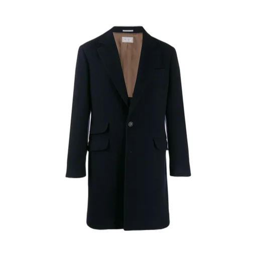 Single-Breasted Long Sleeved Coat