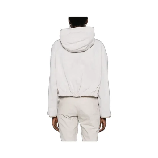 Zip-Up Hooded Drawstring Jacket