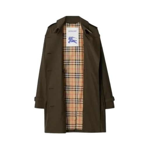 Short Tropical Gabardine Kensington Trench Coat