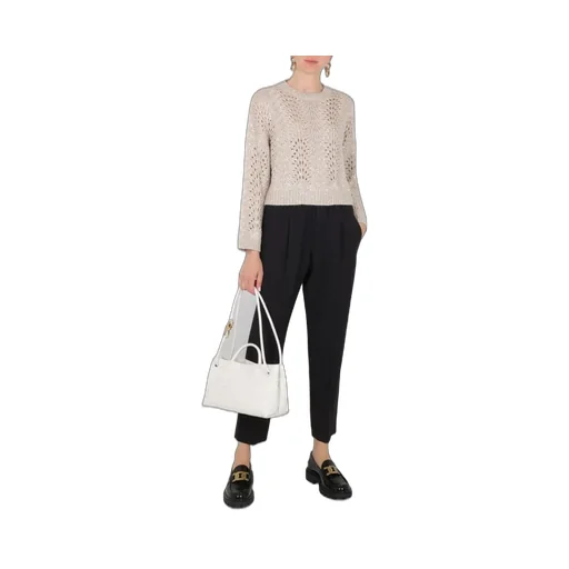 Sequin-Detailed Crewneck Jumper