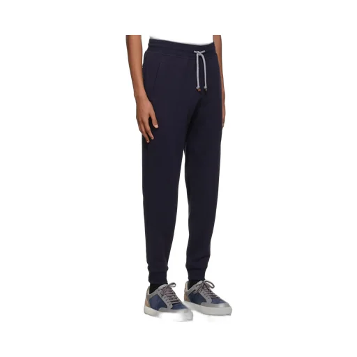 Elasticated Drawstring-Waistband Track Pants