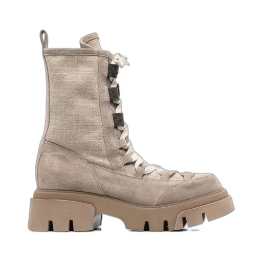 Monile Lace-Up Boots