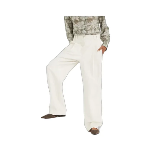 High-Waist Straight-Leg Pants