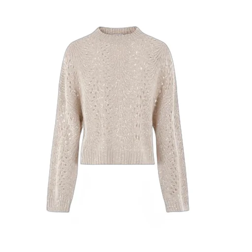 Sequin-Detailed Crewneck Jumper