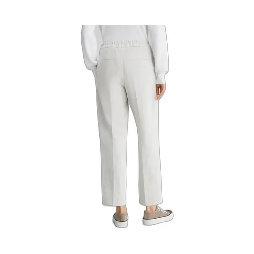 Pleated Straight-Leg Pants