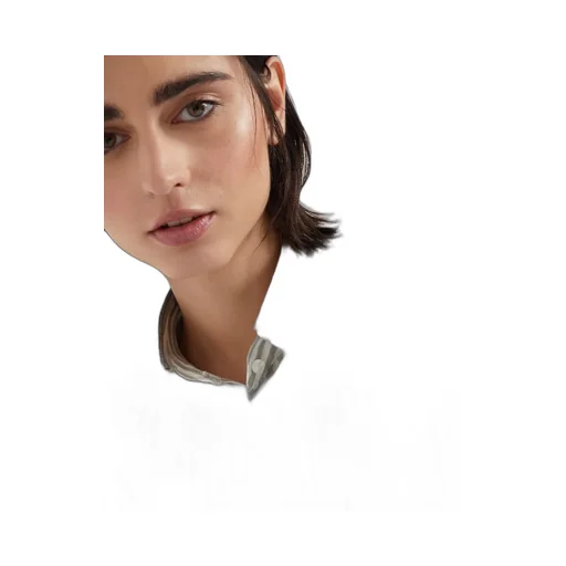 Striped Chain-Embellished Shirt