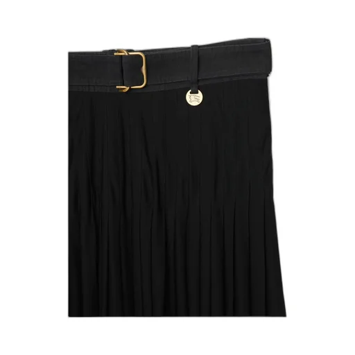 Pleated Maxi Skirt