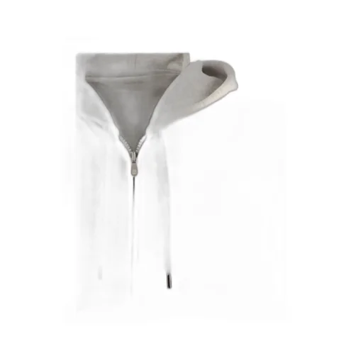 Zip-Up Drawstring Hoodie