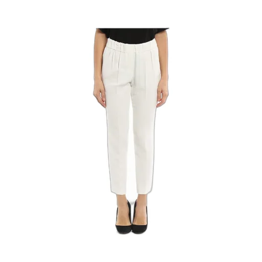 Cropped Leg Tailored Trousers