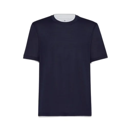 Double Layer Crewneck T-Shirt